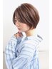 【平日１３時～限定】リタッチカラー+カット《白髪染め可》《時間外+￥500》