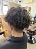 波巻きパーマ