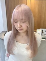 テトラ バイ ネオリーブ 横浜西口店(tetra by neolive)&nbsp;ペールピンク　ホワイト　ブロンド　ロングレイヤー　横浜★