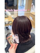 アヴァンス 広島本通店(AVANCE.) 着物ヘア/大人ガーリー/ダークアッシュ/似合わせカット/広島