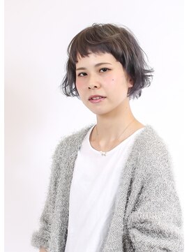 ニコヘアー(niko hair) プラチナ系ショートボブ♪