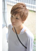 ルーナヘアー(LUNA hair)&nbsp;『京都ルーナ』 ショートレイヤー 【草木真一郎】 ミルクティー