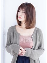 バセット バイ アルター 鎌取店(basset by aL-ter)&nbsp;美髪ナチュラルワンカールフレンチボブミルクティーベージュ