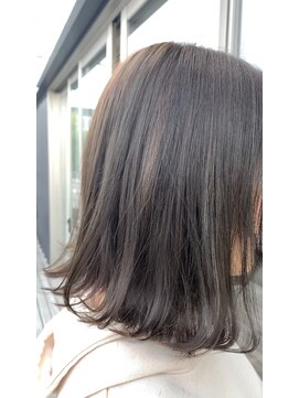 ヘアーラウンジ プレ(Hair Lounge Ple) 外ハネロブアッシュ