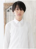 前髪がポイント！ダークアッシュ無造作ショートB