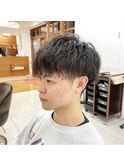 無造作スパイラルパーマ
