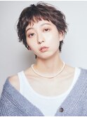 くせ毛風ショートパーマ