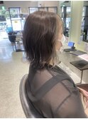 ミルクティーペールベージュボブ