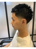 テーパーフェード×ベリーショート【立川／メンズ】