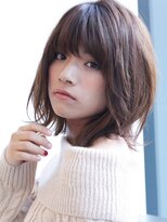 エンディアリング 東銀座(Endearing)&nbsp;大人可愛いゆるふわレイヤーカット前髪カット顔まわり眉上