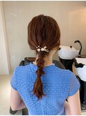 【ヘアセット】編み下ろし