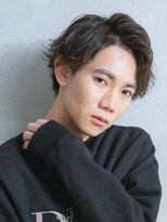 アース 行徳店(HAIR&MAKE EARTH) センターパート×ツイストスパイラルパーマ