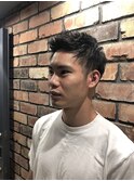 ツーブロックショート