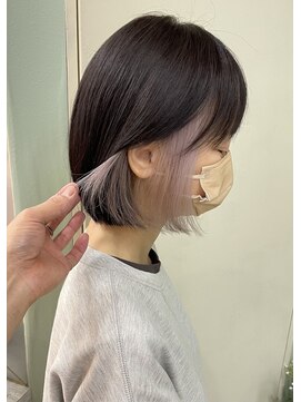 ダアッカ(da acca) インナーカラーホワイトラベンダー