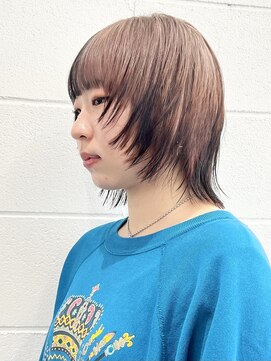 ココ 原宿(KOKO) デザインカラー/レイヤーカット/ルーツカラー/ベージュ/