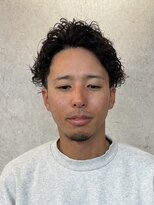 ビスクヘアデザイン(bisq hair design)&nbsp;スパイキーショート　2ブロック　フェード　刈り上げ