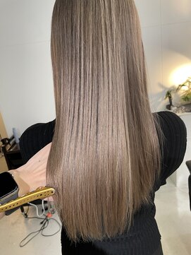 キング 高槻(K!ng) 縮毛矯正髪質改善ハイライトレイヤーカット高槻美容室エクステ