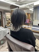 ウルフヘア☆インナーカラー☆ホワイトベージュ☆森下直弥