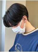 センターパートニュアンスパーマ韓国カルマパーマコンマヘア