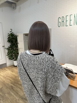 グリーンルームセカンド 結城店(GREEN ROOM. 2nd) 透明感たっぷりグレージュ