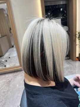 イメージア 町田店(IMAGE A) ハイトーン　ボブ＠30代40代50代60代