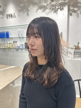 シアン 大須店(CYAN.) ムースで完成！ワンカールパーマ。