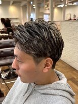 エクファ ヘア リゾート 大津 瀬田店(ex-fa hair resort)&nbsp;サーフカール/スパイキーショート/ブルーブラック/大津/瀬田