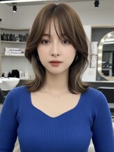 個室型美容室 グルグル 表参道店(GULGUL) 表参道/顔周り/前髪カット/ハイライト/ブリーチなしダブルカラー