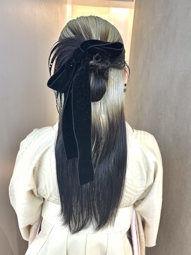 ゼスト パーク(ZEST PARK) カチモリハーフアップ結婚式ヘアセット卒業式ヘア成人式ヘア◎