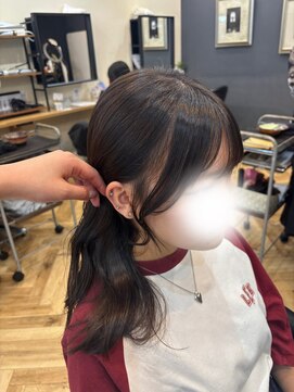 アルター(aL ter) 【顔まわりカット】暗めカラー/グランマッシュ/鎌取/林愛華