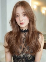 プライズ 池袋店(prize) 通年人気◎大人韓国風くびれレイヤー×ブラウン