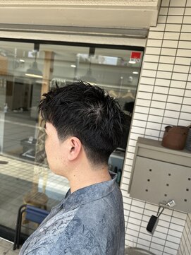 スウェル 船橋店(Swell) MEN’S HAIR/サーフカール/刈り上げセンターパート/船橋