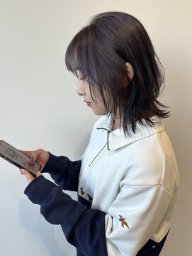 ヴィアス(VIAS.) 【SHOTA】ミディアムウルフ×ダークラベンダー