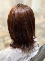 モア ヘアデザイン バイ オリジンズ つくばみどりの店(moA hair design by Origins)&nbsp;外はねミディアム