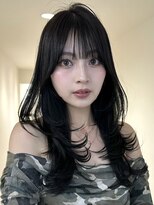 アイトーキョーエス 渋谷(AI TOKYO S)&nbsp;着物ヘア/大人ガーリー/ダークアッシュ/似合わせカット/渋谷