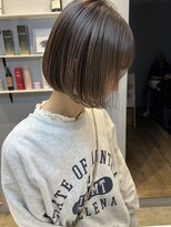 ベルベットヘア 千早店(Velvet hair)&nbsp;シークレットハイライト×グレーベージュ【みつ】