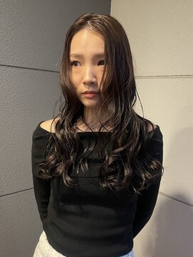 ヘアーアイストゥーレ(HAIR ICI TRE) 透明感カラーワンカラーブラウンマロン顔周りレイヤー