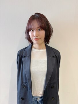 ボーイミーツガール(boy meets girl) ボブレイヤー+レッドブラウン