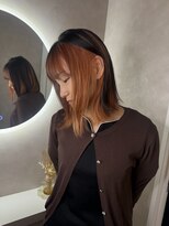 リンダ(Linda)&nbsp;オレンジのアンブレラカラー