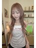 ケアブリーチ+カラー+カット ¥21000
