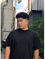クフィア メンズフェード カンポ 天王寺(CUFFIA MENSFADE CAMPO)&nbsp;フェザーパーマ×フェード
