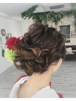 ヘアアンドケア エジェリラボ(hair&care egerie lab)&nbsp;和装アレンジegerieスタイル