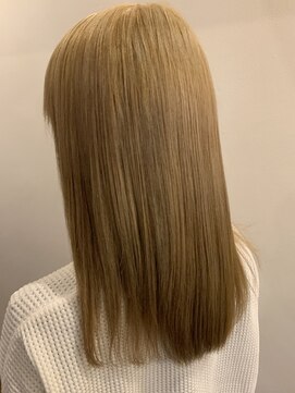美容室 フィレール(FILER) ミルクティーベージュカラー☆