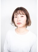 ボブ×インナーカラー