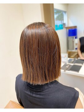 ヘアートゥリース 武蔵小杉店(hair trees) 切りっぱなしボブ
