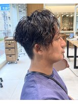 ネオリーブルカ 御茶ノ水店(Neolive Luca) 黒髪初めてのツイストスパイラル大人男性人気髪型