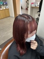 ジェリカヘアー サンフラワー通り(Jlica hair)&nbsp;チェリーレッド