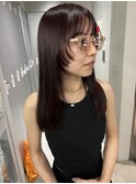 レイヤーカットグレージュカラーデザインカラーシルキーベージュ