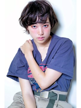 クシュ 所沢西口プロぺ通り(kusyu... ) 前髪マチルダボブピンクベージュインナーグレージュウルフ所沢