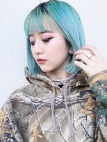 アルバム 銀座(ALBUM GINZA)&nbsp;丸みボブ_ピンクベージュインナーグレージュマチルダボブ_89043